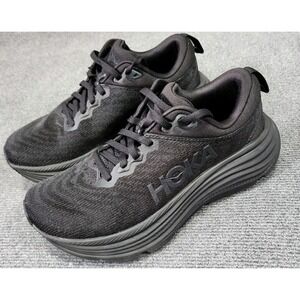 Hoka Gaviota 5 Shoes Women Size 6B Running Walking Training All Black Chunky